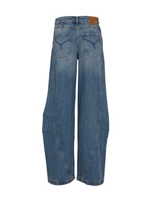 Jeans ampi sagomati in tela di denim Patrizia Pepe | 8P0773 D1WZBCB02